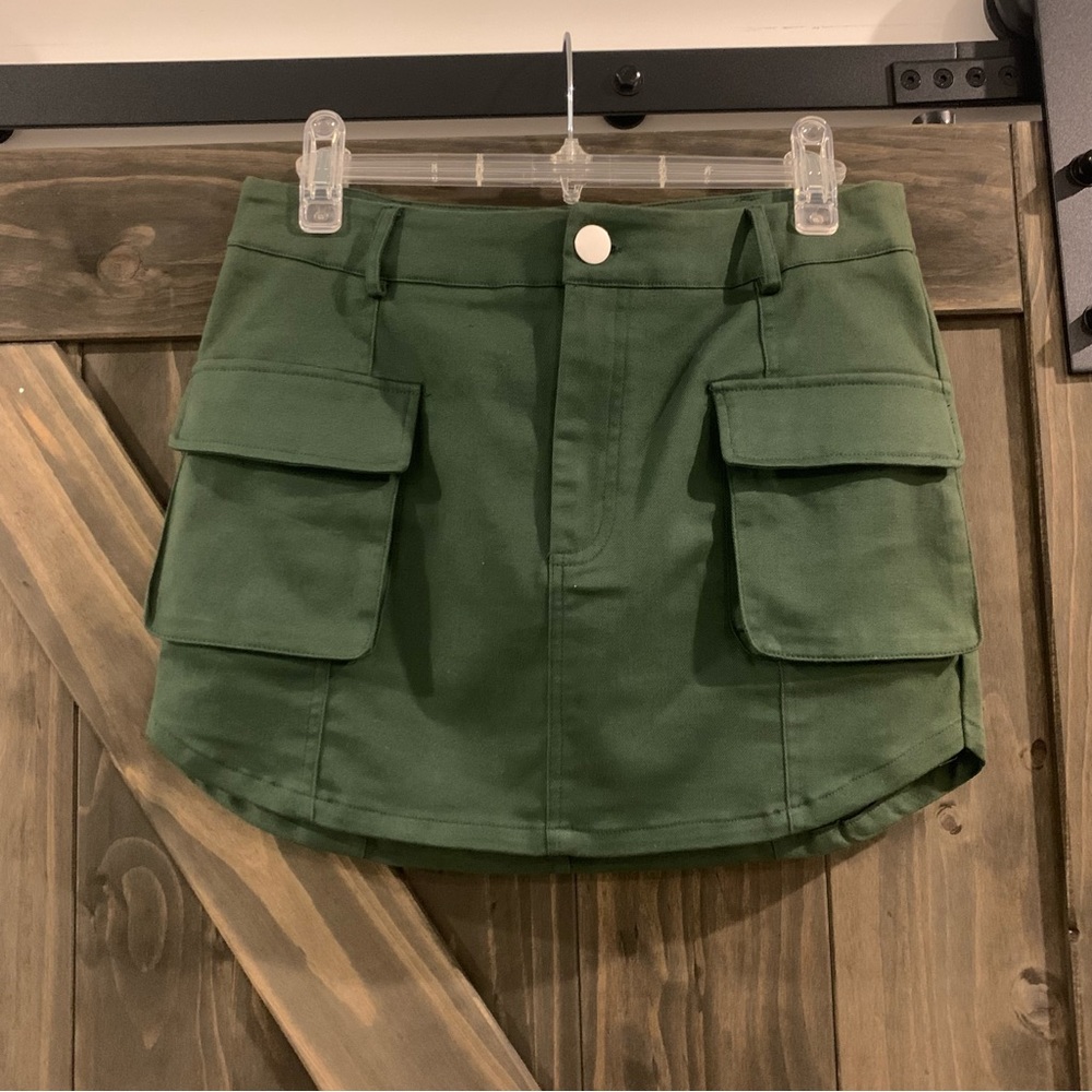 Cotton Candy LA Green Miniskirt